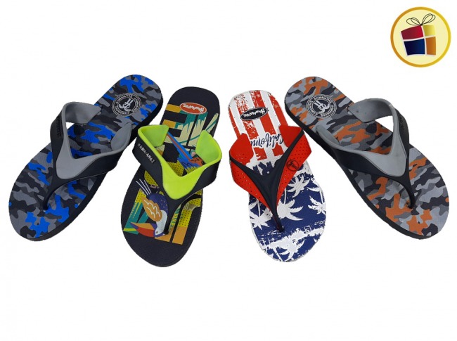 OJOTA PARA HOMBRE TIRA ANCHA ESTAMPADO HAWAIANA (47335/1041)