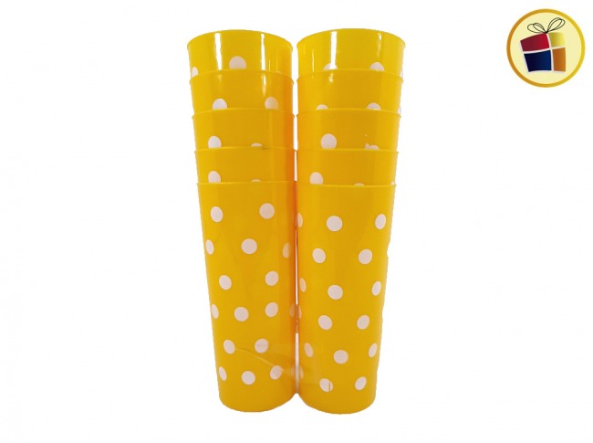 VASO TRAGO LARGO PP LUNAR X 10 (0761/40761) KOVAL PLAST