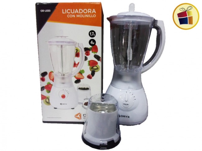 LICUADORA ORYX 1.7LT 650W  CON MOLINILLO CAFE TARUM (ORL650/763089)