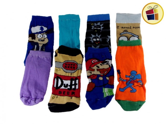 MEDIA SOQUETE SURTIDA UNISEX (80935)