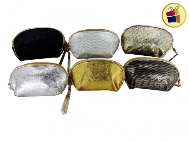 PORTA COSMETICO OVAL METALIZADO (66064)