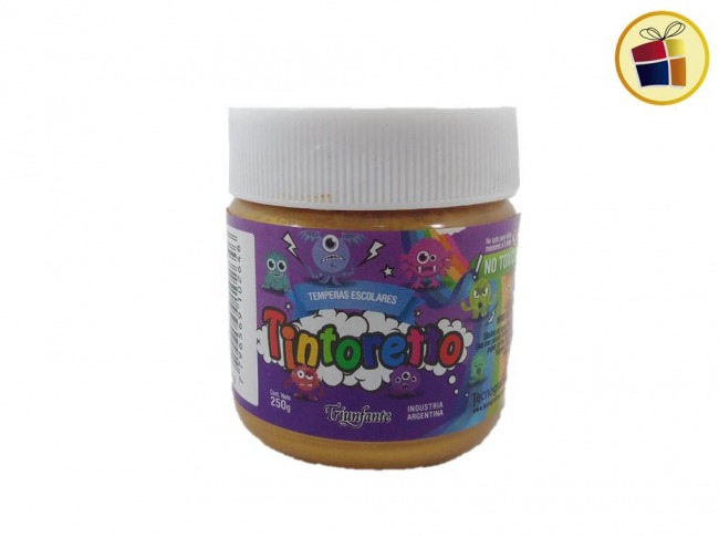 TEMPERA POTE TINTORETTO 250 GRS METAL DORADO (102646)