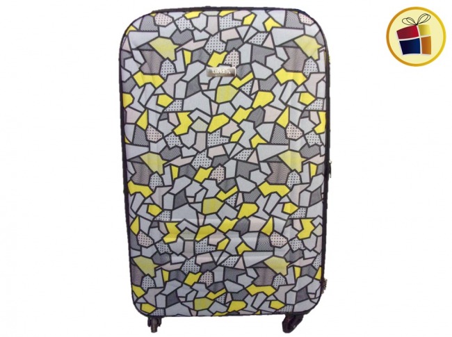 VALIJA GRANDE ESTAMPADA CON TRABA NUMERICA LUNDEN (53868)