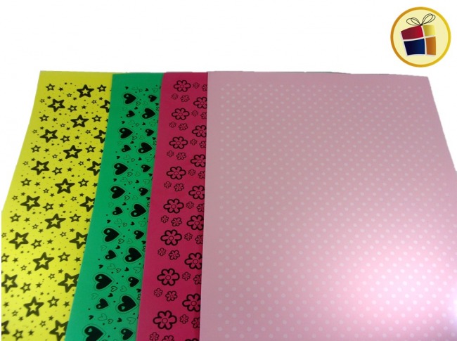 GOMA EVA PLANCHA FANTASIA ESTAMPADA 56X42 CM (435751)