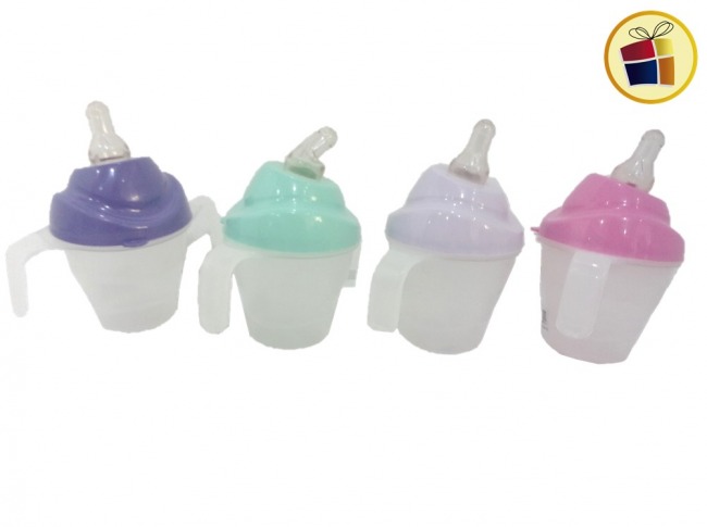 JARRO PLASTICO CON TETINA TAPA CUCURUCHO 14CM PDNORTE (285492)