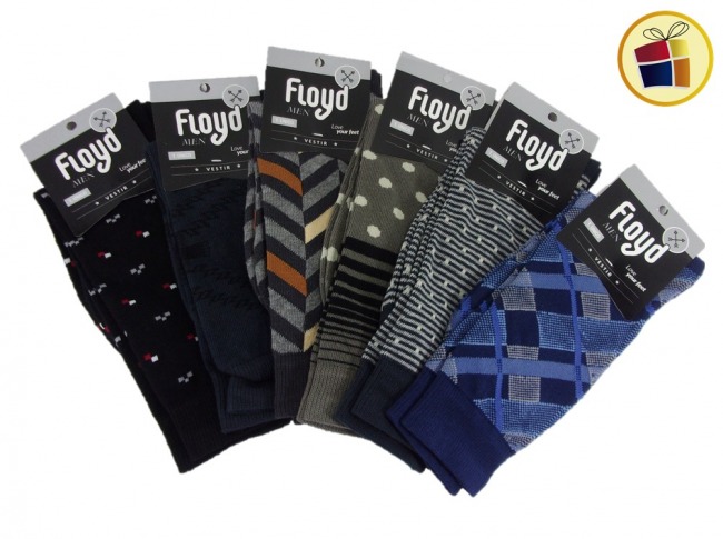 MEDIA LARGA ESTAMPADA PARA HOMBRE FLOYD (310769/1409)