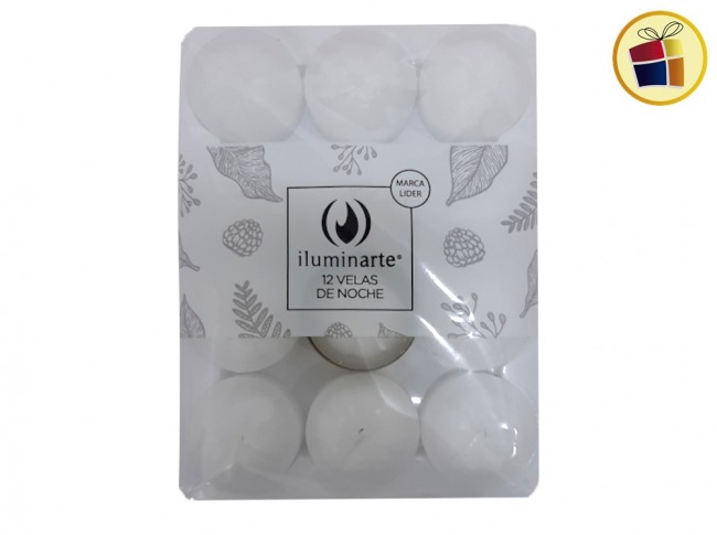 VELAS DE NOCHE X12 PARA HORNILLO ILUMINARTE (004/510503)