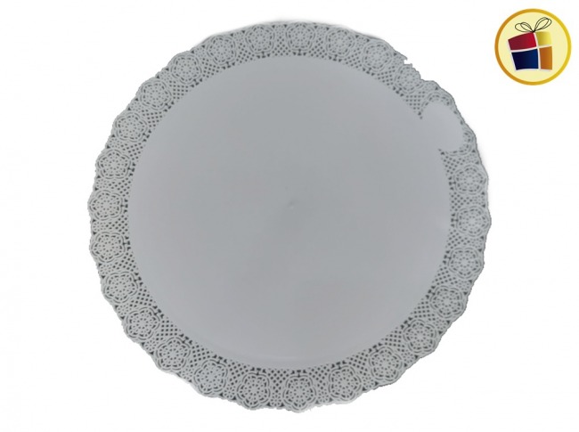 BANDEJA REDONDA 39CM CON BLONDA (CBBR1039/02021) KOVAL PLAST            