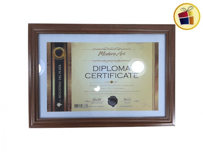 PORTA DIPLOMA 20X30 MILANO MOLDURA MDP (D112/083869)