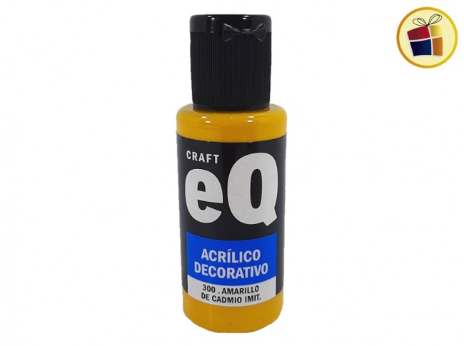 PINTURA ACRILICO DECORATIVO EQ AMARILLO DE CADMIO (300/008310)