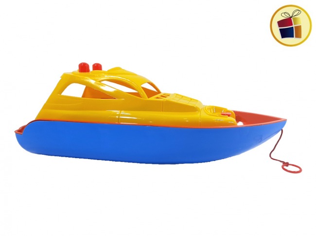 "P.R.C1.C2" LANCHA DEPORTIVA PLASTICA 47CM EN RED IDEAS (850Y/538504)