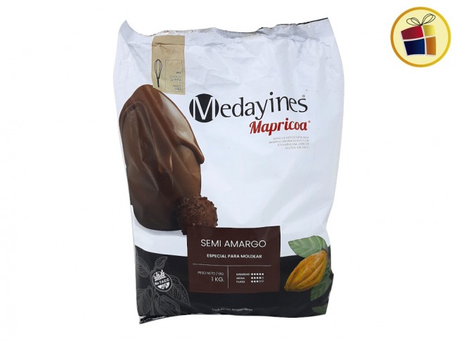 CHOCOLATE MAPRICOA SEMI AMARGO BOTONES (56019/90216) NUEVOS SABORES