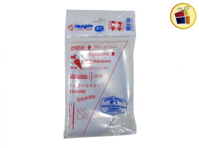 MANGA REPOSTERIA N°1 DESCARTABLE X10 (33141) IMAGEN PARTY 