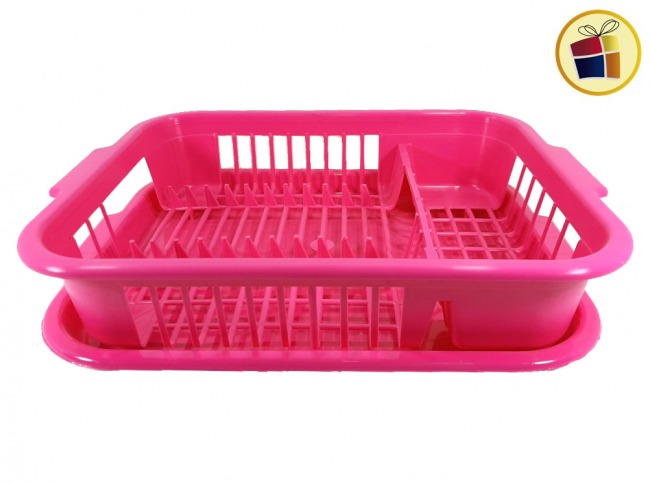 SECAPLATO  PLASTICO CON BANDEJA 42X35CM DIF PLAST(448/460053)