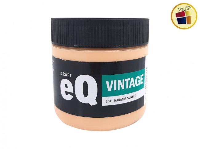PINTURA VINTAGE NARANJA SUNSET EQ 200CC (604/207823)