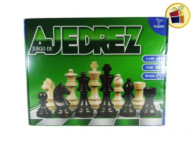 JUEGO DE AJEDREZ EN CAJA FICHAS PLASTICAS TOTO GAMES (JM2309/823096)