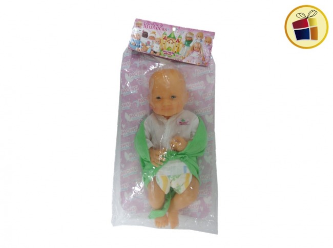 "O.F"BEBOTE MARIANO CON PAÑAL 37CM MONSI (47/800718)