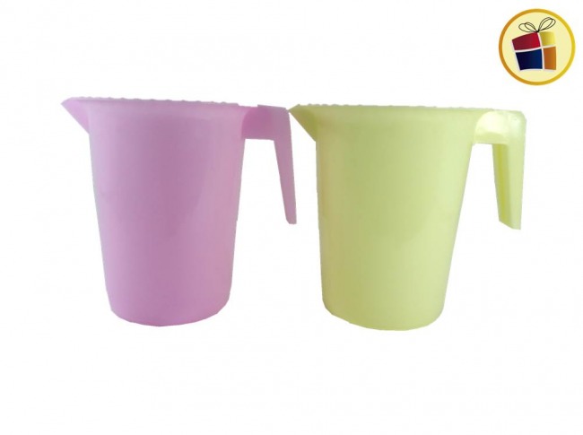 JARRA PLASTICA COLOR 2LTS  "POO" SIN TAPA (135/621345/60618)