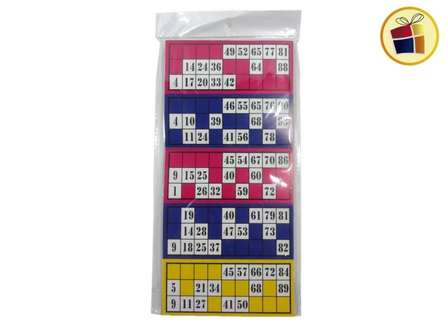 CARTON DE LOTERIA BINGO X 24 EL PROGRESO (845679)