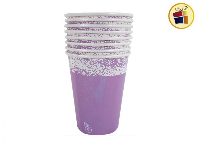 VASO X8 UND PASTEL VIOLETA (02028) OTERO 
