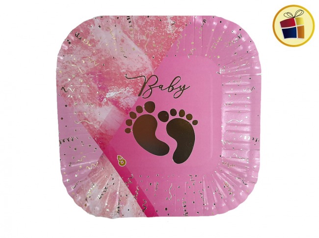 PLATO X8 STAMPA BABY ROSA (SBR501/03100) OTERO