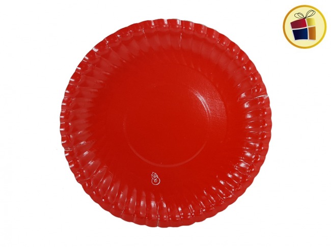 PLATO X8 UND REDONDO CHICO ROJO (04886) OTERO