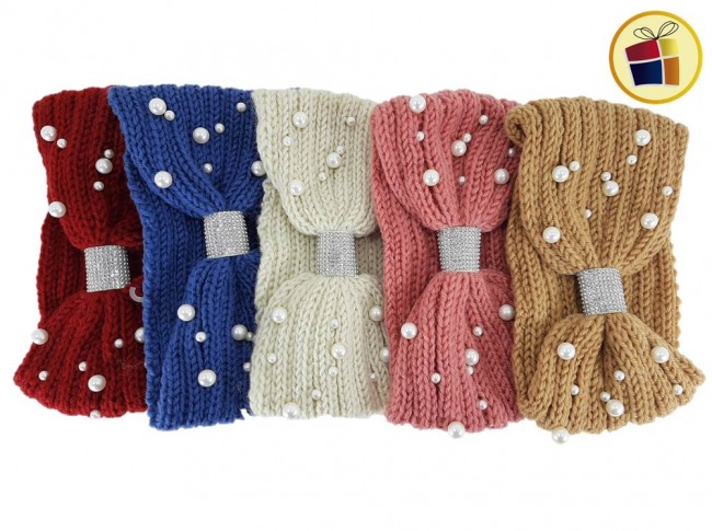 VINCHA DE LANA CON PERLAS Y STRASS (31970/48-14-2)