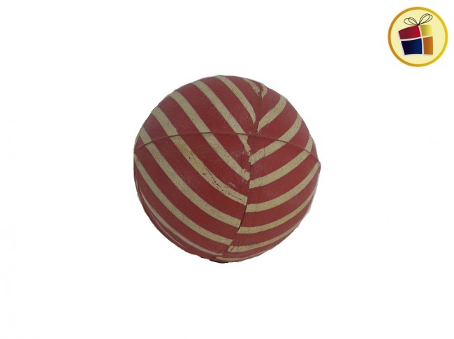 PELOTA DE GOMA N° 4 RAYADA PRODUCTOS RUESTES (1082/049505)