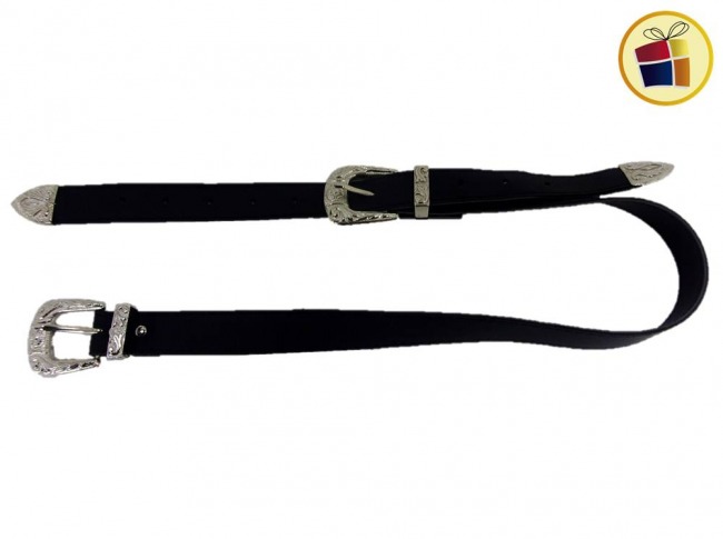 CINTO DAMA CUERINA DOBRE HEBILLA Y PUNTA METAL TRESHER (663130)