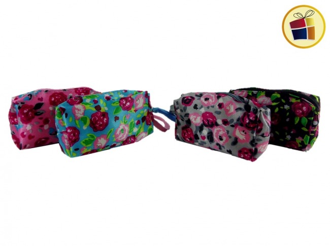 (OFERTA FINAL)MONEDERO TELA FLOREADO (CV) (30051)