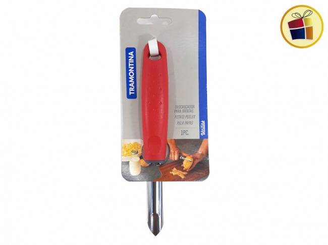 PELA PAPAS UTILITA MANGO PLASTICO TRAMONTINA 19CM M&F(25627/100/170/171961)