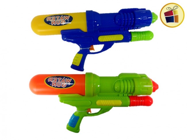 PISTOLA LANZA AGUA DOBLE CAÑON TANQUE 40CM BERKMA (SD16127/161277)