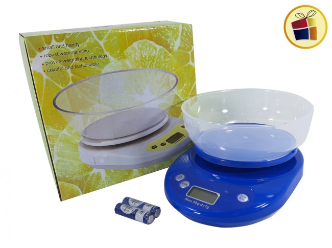 BALANZA DIGITAL COCINA 5KG A PILAS TARUM (KE-1/684593)