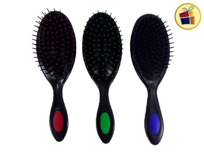 CEPILLO PARA CABELLO OVAL MANGO COLOR (PP3373/103049)