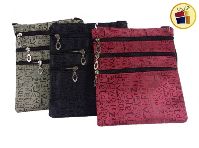 (OFERTA FINAL)BANDOLERA GRANDE TELA 3 CIERRE (CV) (330143)