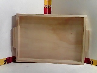 BANDEJA DESAYUNO MADERA RECTANGULAR LISA 25X39CM CREACIONES (457540)