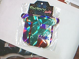 BANDERIN FELIZ CUMPLEAÑOS/ARCO IRIS/PLATA/ORO  X1 CHICO (74831) HOLO-SHOW