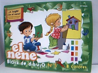 BLOCK D/DIBUJO COLOR X24 HJS RIVADAVIA EL NENE (050834/156284/211124)            