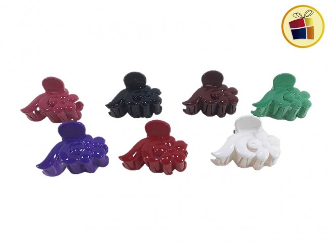 (PROMO X3) BROCHE CHICO FLOR CON HOJA (CV) (456668)