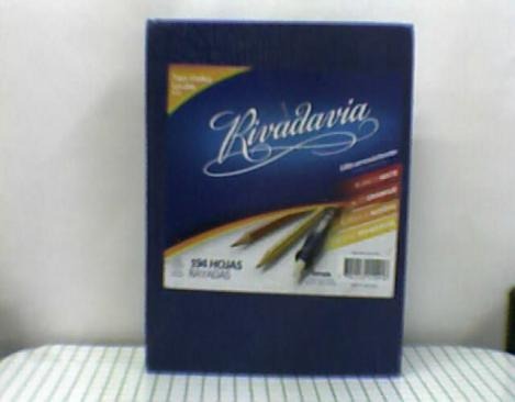 O.F.M5%CUADERNO RIVADAVIA X194 HJS T/C AZUL (155416/359110)