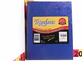 P.VA.CUADERNO X100 HJS RAYADAS T/C ARAÑA AZUL TRIUNFANTE (356124)