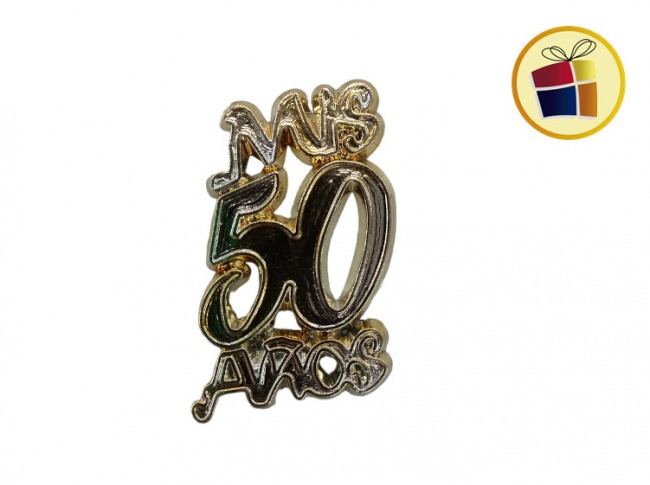 MIS 50 AÑOS X1UN ORO/PLATA (68670) METALPLAST