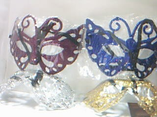 OFERTA-ANTIFAZ RIGIDO MARIPOSA CON BRILLO X1   CH 018-210(021041)