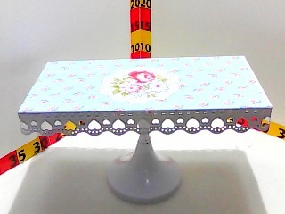 POSA TORTA RECTANGULAR ESTAMPADA CON BASE 33X17CM (54521/DL1680)