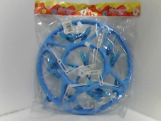 TENDEDERO PLASTICO 15 BROCHES REDONDO POKA (NS119675/019115/820013)