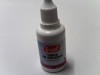 TINTA PARA SELLOS NEGRA 30ML TRABI (034301)